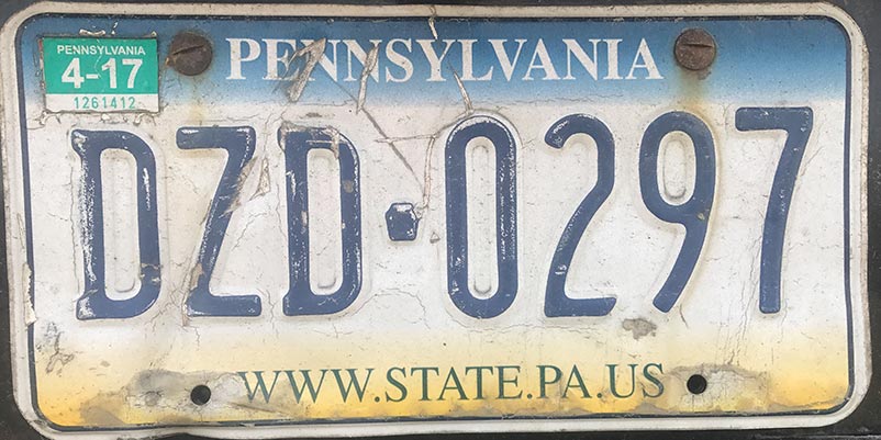 How to Replace Your Beat Up Pennsylvania License Plate for Free
